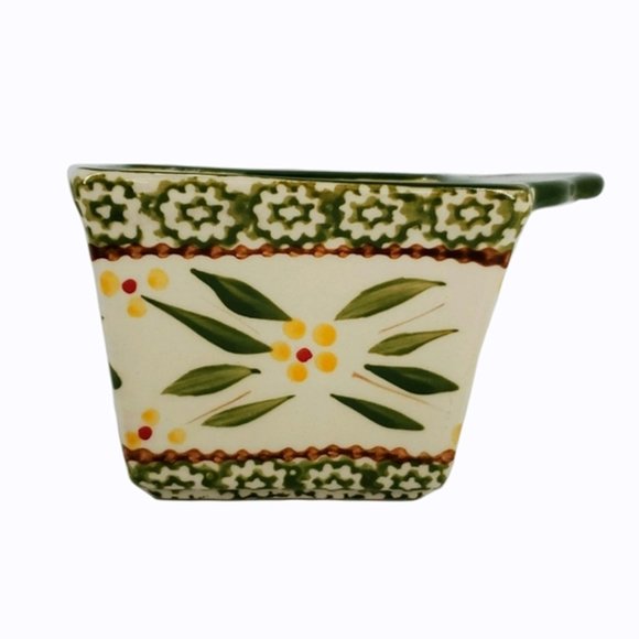 Temptations Tara Ramekin Bake Dish Old World Green - Picture 1 of 4